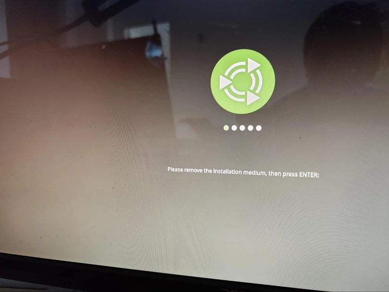 End of Ubuntu 24.04 installation.